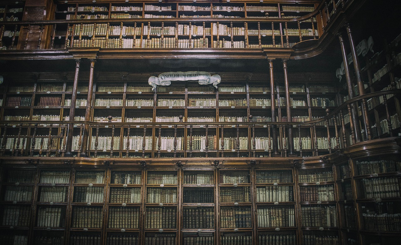 Ein ruhiger Lesesaal mit alten Büchern symbolisiert das literarische Lebenswerk hinter Anne Carsons Nobelpreis – Foto: Pexels / Pixabay