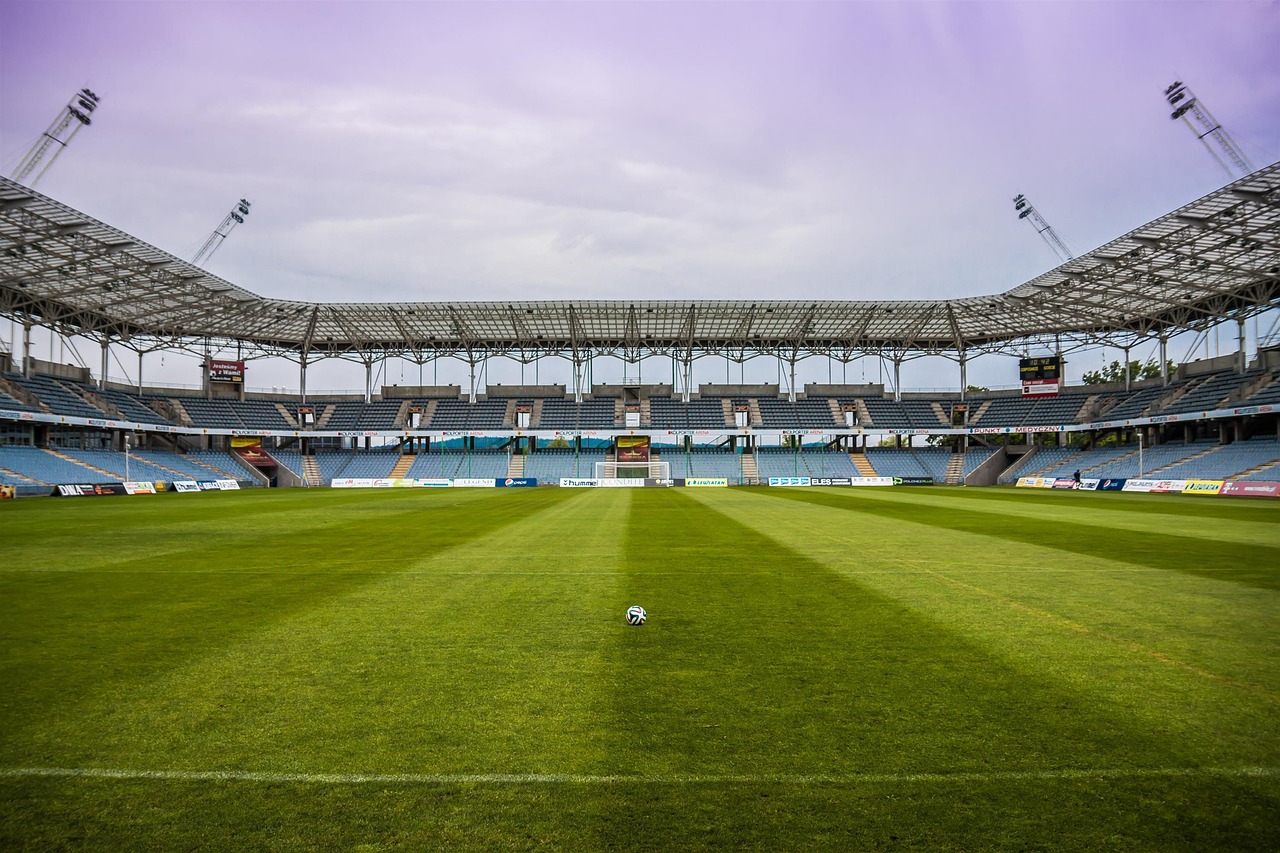 Ein leerer Trainingsplatz mit Toren symbolisiert den sportlichen Weg von Miron Muslic beim FC Schalke 04 – Foto: jarmoluk / Pixabay